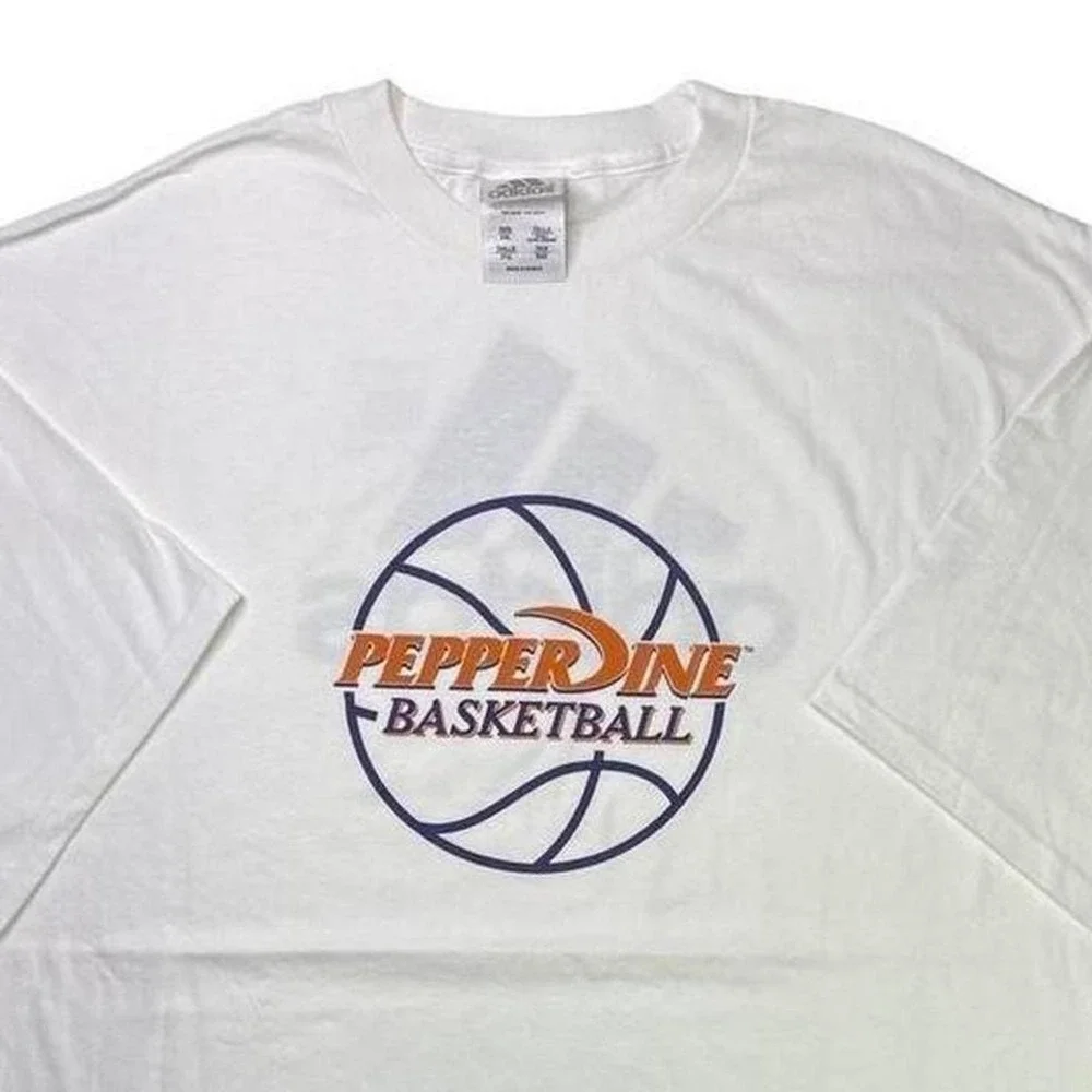 Vintage Pepperdine Waves college basketball adidas shirt 2XL